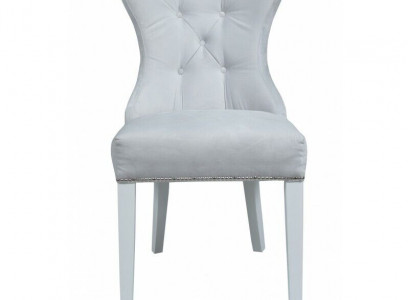 Gray Chesterfield Seating Group Modern Dining Room Upholstered Chairs Luxury Seater